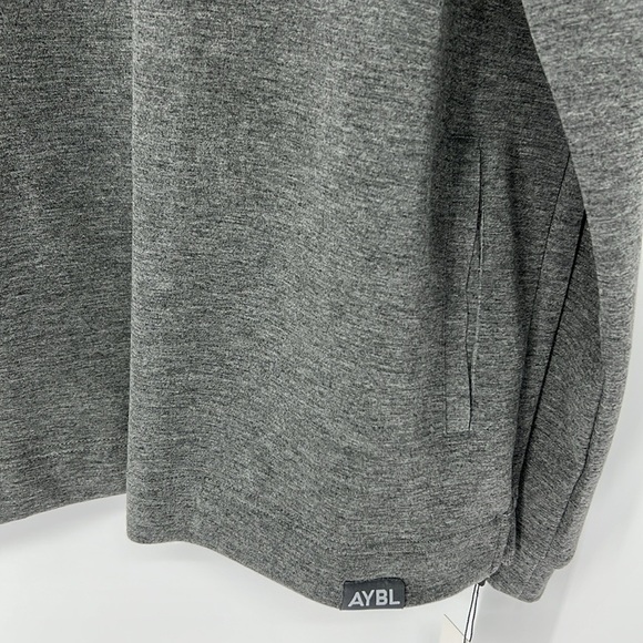 AYBL NWT Men's performance lightweight Gray Hoodie medium - Picture 2 of 9